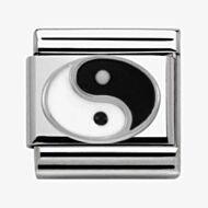 Nomination CLASSIC Silvershine Symbols Yin Yang Charm 330202/14