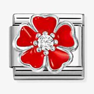 Nomination Classic SIMBOLS Red Flower Charm 330321/20
