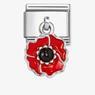 Nomination Classic Red Poppy Drop Charm 331805/24