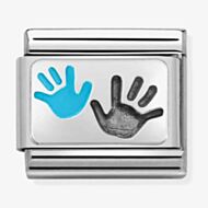 Nomination CLASSIC Silvershine Parent & Child Hands Charm 330208/43
