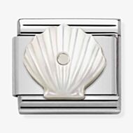 Nomination CLASSIC Composable Sterling Silver Mother of Pearl Shell Charm 330509/11