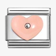 Nomination CLASSIC Silvershine Pink Heart Charm 330509/18