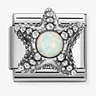 Nomination Classic White Opal Starfish Charm 330511/05
