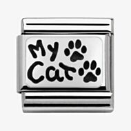 Nomination CLASSIC Silvershine My Family My Cat Charm 330102/36