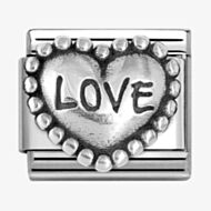 Nomination Stainless Steel & Silver Love Bead Heart Charm 330101/88