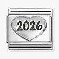 Nomination Classic Symbols Silver 2026 Heart Charm 330101/97