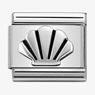 Nomination CLASSIC Silvershine Oxidised Symbols Shell Charm 330101/30