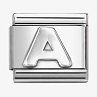 Nomination CLASSIC Composable Oxidised Silver Letter A Charm 330113/01*