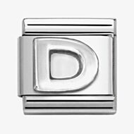 Nomination CLASSIC Composable Oxidised Silver Letter D Charm 330113/04