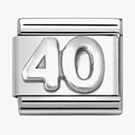 Nomination CLASSIC Composable Oxidised Silver 40 Charm 330101/59