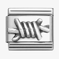 Nomination CLASSIC Silvershine Oxidised Barbed Wire Charm 330101/66
