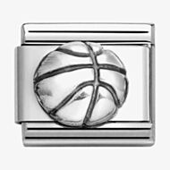 Nomination CLASSIC Silvershine Oxidised Basketball Charm 330101/70