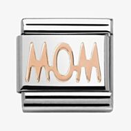 Nomination CLASSIC Rose Gold Writings Mom Charm 430107/02