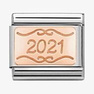 Nomination Classic Symbols '2021' Rose-Gold Charm 430101/51