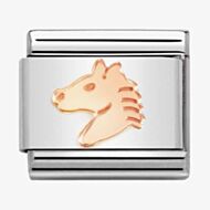 Nomination CLASSIC Composable Rose Gold Horse Head Charm 430104/47