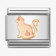 Nomination CLASSIC Composable Rose Gold Cat Charm 430104/51