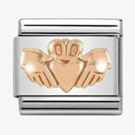 Nomination CLASSIC Rose Gold Plated Claddagh Charm 430106/20