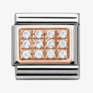 Nomination CLASSIC Rose Gold White Pave Charm 430301/01