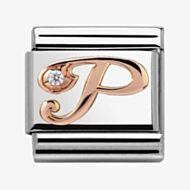 Nomination CLASSIC Rose Gold Letter P Charm 430310/16