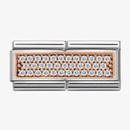 Nomination CLASSIC Rose Gold Double Pave White Charm 430731/01