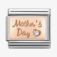 Nomination CLASSIC Rose Gold Mother's Day Cubic Zirconia Heart Charm 430316/01