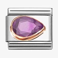 Nomination CLASSIC Purple Cubic Zirconia Right Drop Charm 430606/001