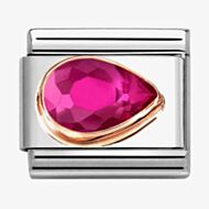 Nomination CLASSIC Red Cubic Zirconia Right Drop Charm 430606/005