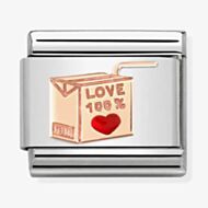 Nomination CLASSIC Composable Love 100% Juice Box Charm 430202/09