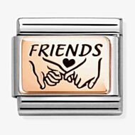 Nomination Composable Classic Rose Gold Friends Pinkie Promise Charm 430111/33