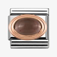 Nomination CLASSIC Rose Gold Smoky Quartz Charm 430501/29