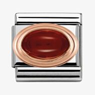 Nomination CLASSIC Rose Gold Garnet Charm 430502/03
