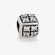 Nomination Cubiamo Pave White Cube Charm 161202/001