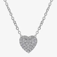 Crislu 'Miss CRISLU' Heart Pavé Necklace 9010069N13CZ