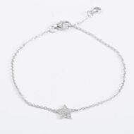Crislu Sterling Silver Cubic Zirconia Star Bracelet 9010068B60CZ