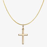 Gold Classic 9ct Yellow Gold Medium Cross Pendant GP2108 GN141