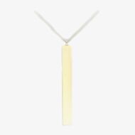9ct Yellow Gold Vertical Bar Pendant 1.19.7490