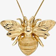9ct Yellow Gold Bumblebee Necklace GP2151 GN141