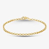 9ct Yellow Gold 7.5 Inch Mini Belcher Bracelet HRBP-270-9Y-7.5