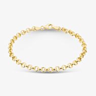  9ct Gold 7.5 inch Belcher Chain Bracelet HRB130-7.5