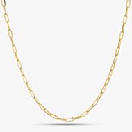 9ct Yellow Gold 18 Inch Oval Link Belcher Chain HPPC-270-9Y-18