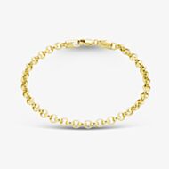 Gold Classic 9ct Yellow Gold 7.5 Inch Belcher Chain Bracelet HRBP-400-9Y-7.5