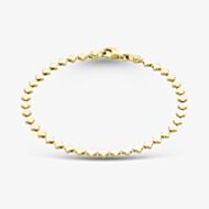 Gold Classic 9ct Yellow Gold 7.5 Inch Stamped Clover Bracelet HSCB-370-9Y-7.5