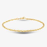 9ct Yellow Gold 7.5 Inch Prince of Wales Chain Bracelet 1.29.4322