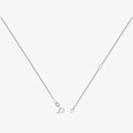 9ct White Gold 18 Inch Diamond-Cut Curb Chain CN608L-18