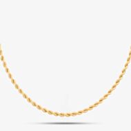9ct Yellow Gold Rope Chain 040HVCY