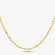 9ct Yellow Gold Rope Chain HLRP-320-9Y