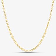 9ct Yellow Gold Round Belcher Chain SRBP-350-9Y