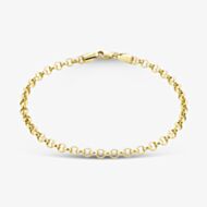 Gold Classic 9ct Yellow Gold 8.5 Inch Belcher Chain Bracelet HRBP-400-9Y-8.5