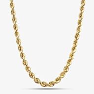 9ct Yellow Gold 18 Inch Rope Chain HLRP-420-9Y-18