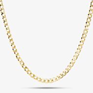 Gold Classic 9ct Yellow Gold 22 Inch Flat Curb Chain SUFC-340-9Y-22